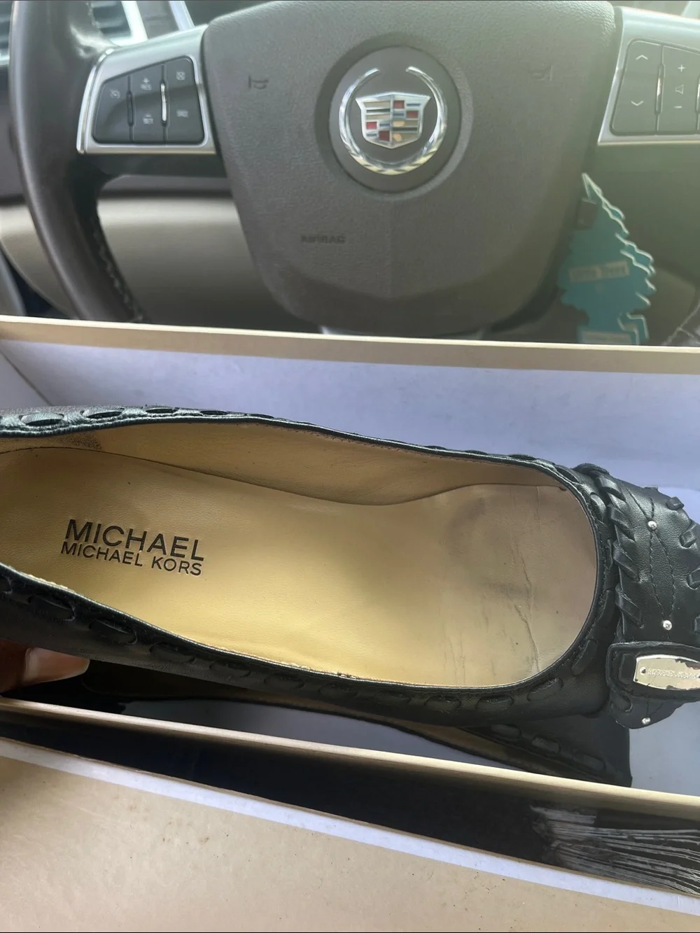 Michael Kors Beige and White Logo Gift Box